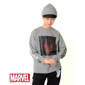 tシャツ Tシャツ キッズ 「MARVEL」 スパイダーマン／袖プリントTシャツの商品画像
