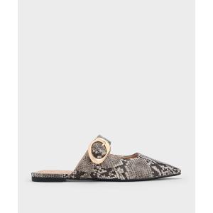 CHARLES ＆ KEITH（チャールズ&キース） 厚底 サンダル メタリック