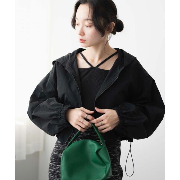 ブルゾン アウター WEGO/ショートナイロンブルゾン レディース