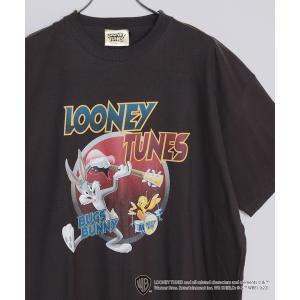 「LOONEY TUNES CLASSIC」 半袖Tシャツ L チャコール メンズ｜zozo