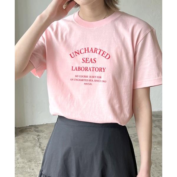 「LIAN」 半袖Tシャツ FREE ピンク レディース