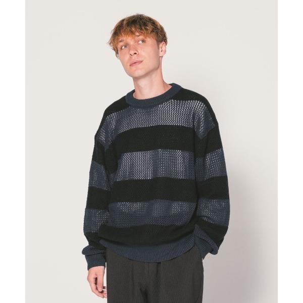 セーター ニット L/S KNITTED NET SWEATER ”DANN メンズ レディース