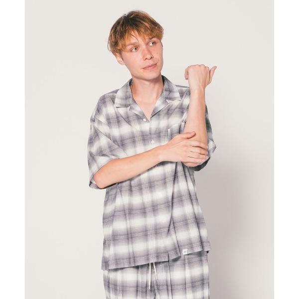 シャツ S/S ORG OMBRE CHECK SHIRT ”EWAN メンズ レディース