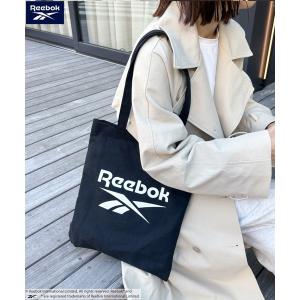 トートバッグ 「WEB限定 別注」Reebok(リーボック)/A4対応 ブランドロゴ キャンバス トートバッグ 通勤 通学 レディース メンズ