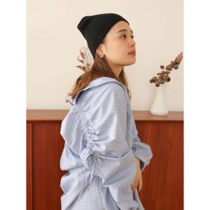 帽子 キャップ レディース リネン混ニット帽｜ZOZOTOWN Yahoo!店
