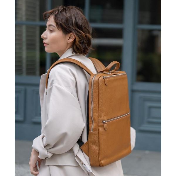 デイバック リュック 「mieno」 spira 薄型牛革レザーリュック レディース メンズ