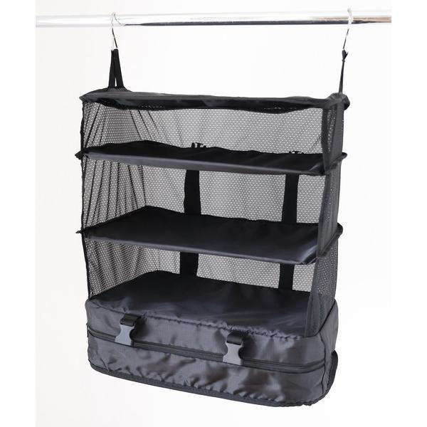 旅行 トラベルポーチ 吊り下げ4段式 旅行用圧縮袋
