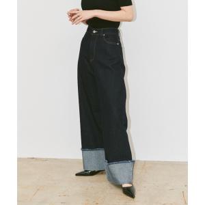 パンツ デニム ジーンズ レディース roll up denim pants/ロールアップデニムパンツ｜ZOZOTOWN Yahoo!店