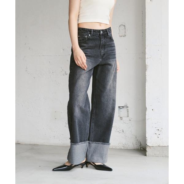 ジーンズ デニム デニムパンツ roll up denim pants/ロールアップデニムパンツ レ...