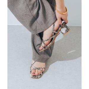 PRADA（プラダ） ヒールサンダル 36 グレー レディース : ZOZOTOWN