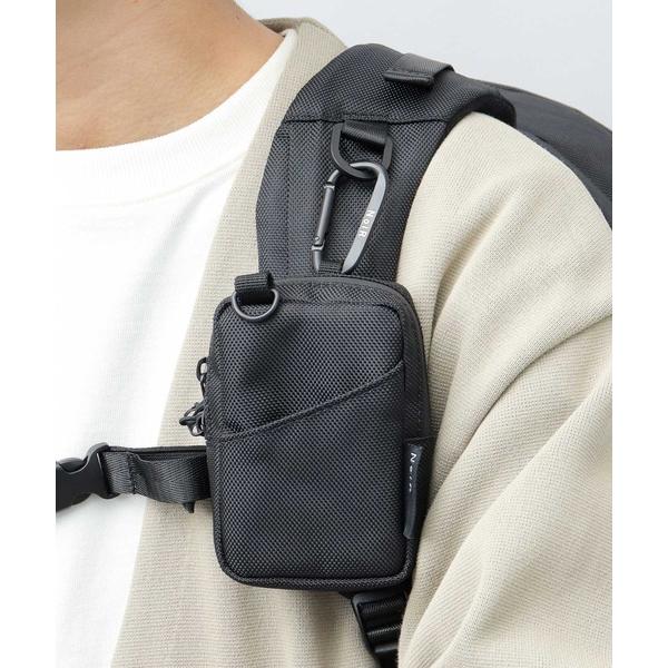 ポーチ 撥水加工 カラビナ付き ショルダーアタッチメント ポーチ Prompt pocket（プロン...