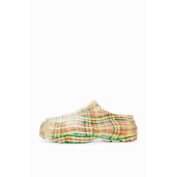 スニーカー 「Desigual×Collina Strada」マドラスチェック スニーカーローカット...