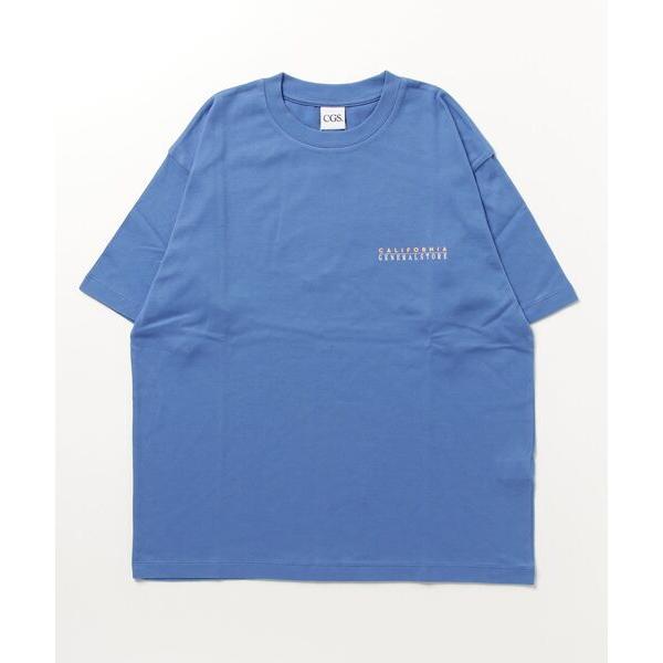 「California General Store」 半袖Tシャツ M コバルトブルー メンズ