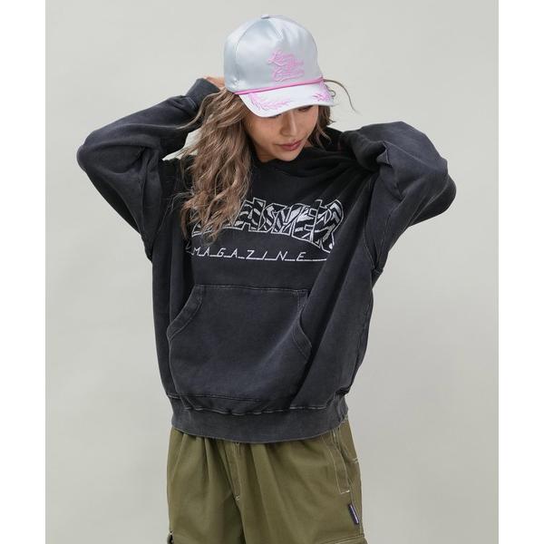 パーカー 「ムラサキスポーツ限定」THRASHER/スラッシャー プルオーバー パーカー ビックシル...