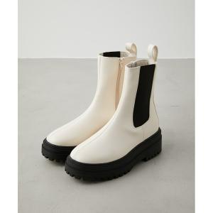 ブーツ トラックソールサイドゴアブーツ レディース