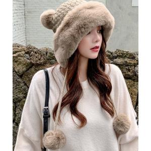 CA4LA（カシラ） ニット帽 ニットキャップ RIBBON RIBBON レディース