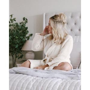 ガウン HAPPY PLACE WEIGHTLESS WAFFLE BATHROBE/ワッフルバスローブ レディース メンズ