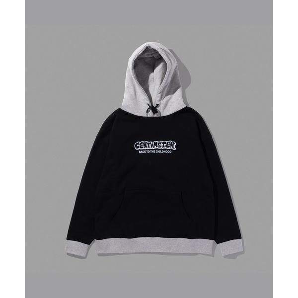 パーカー Bicolor logo hoodie メンズ