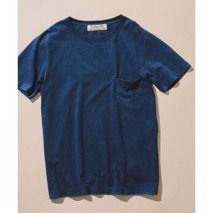 tシャツ Tシャツ メンズ REMI RELIEF × BEAMS PLUS / 別注 Indigo Pocket T-shirt｜zozo