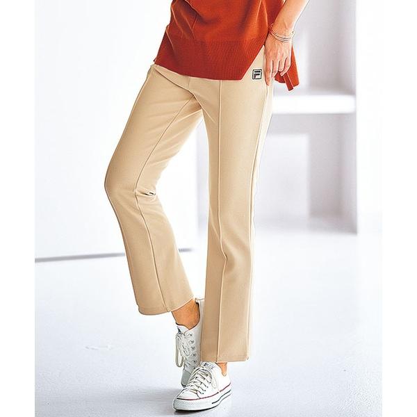 パンツ 「ＦＩＬＡ」伸びるセミフレアーパンツ レディース