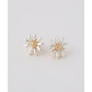 ピアス レディース フェイクパール マーガレット ピアス｜ZOZOTOWN Yahoo!店