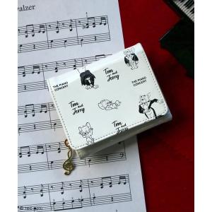 財布 「公式」TOM and JERRY　Piano Concertミニウォレット レディース