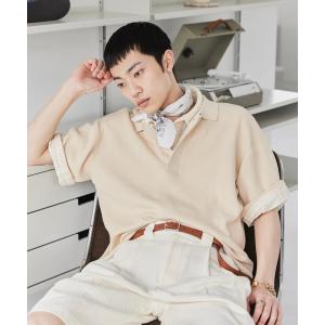 soerte セーター ニット Loose slub mesh knit pullover / ルーズ