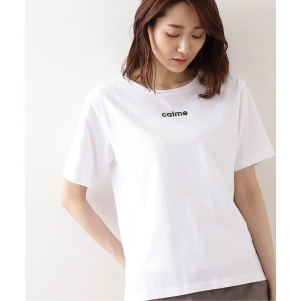 「NATURAL BEAUTY BASIC」 半袖Tシャツ MEDIUM オフホワイト レディース