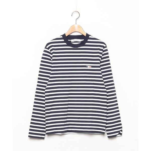 「Maison Kitsune」 長袖Tシャツ XX-SMALL ネイビー メンズ