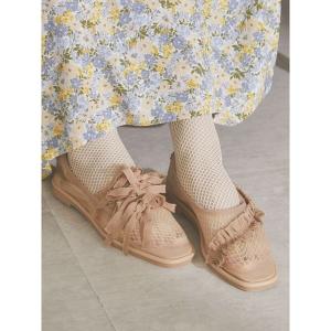 パンプス レディース アシメメッシュフラットshoes｜ZOZOTOWN Yahoo!店