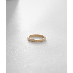 COCOSHNIK（ココシュニック） 指輪 リング K10ミル縦溝リング