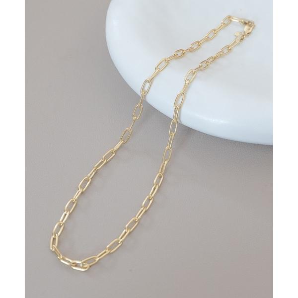 ネックレス SENTI センティ / THICK AZUKI CHAIN GOLD シルバー925ア...