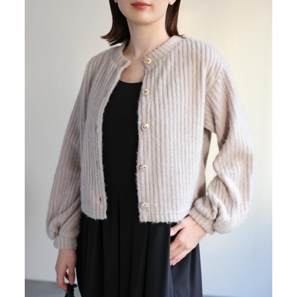 カーディガン 起毛カーディガン レディース