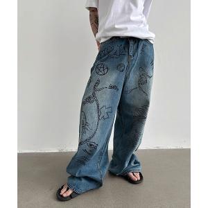 order（オーダー） ジーンズ order loose denim pants used メンズ