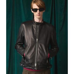 革ジャン ライダース 「UNISEX」Dress-Fit Sheep Leather Single Rider Jacket/ドレスフィットシープレザ｜ZOZOTOWN Yahoo!店