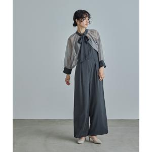 niana（ニアナ） パンツドレス ダブルクロスオールインワンドレス