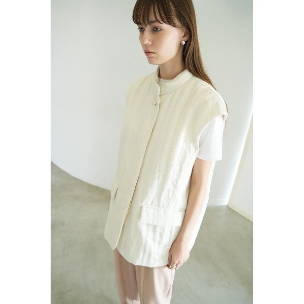 ベスト レディース CLANE/クラネ/PADDED MESH VEST