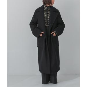 エイトン ATON AIR DOUBLE MELTON LODEN COAT ウールステンカラー