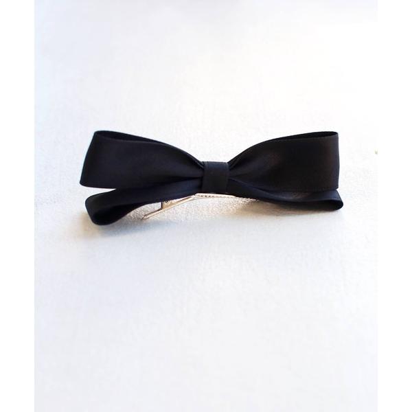 ヘアクリップ ソリード クリップ 縦立体リボン ヘアクリップ