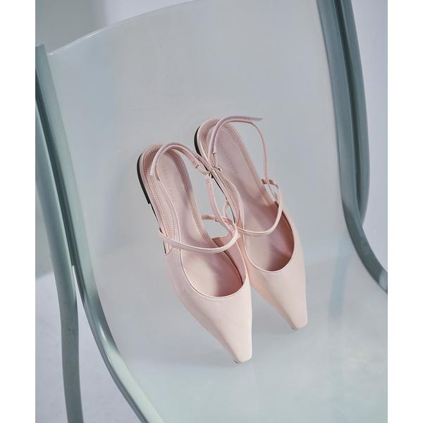 シューズ メリージェーンフラットミュール レディース