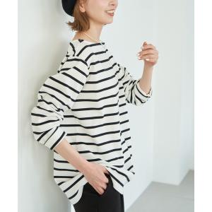 tシャツ 着丈が選べるボーダーカットトップス/リ...の商品画像
