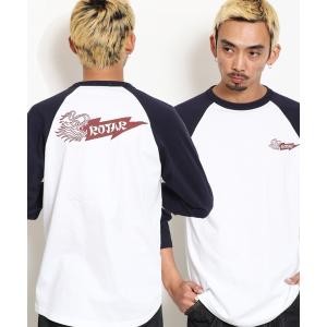 ROTAR（ローター） tシャツ Know th pain Raglan Tee ラグラン 七分袖