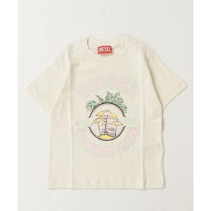 tシャツ Tシャツ キッズ DIESEL（ディーゼル）Kids ＆ Junior ブランドロゴグラフィック半袖Tシャツカットソー｜ZOZOTOWN Yahoo!店