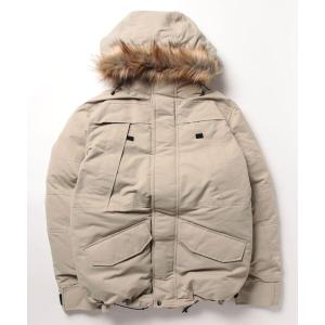 ダウンジャケット ダウン フードファー 中綿 ミリタリージャケット メンズ レディース