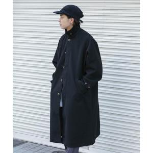 「SENSE OF PLACE by URBAN RESEARCH」 ステンカラーコート MEDIUM ブラック メンズ｜zozo