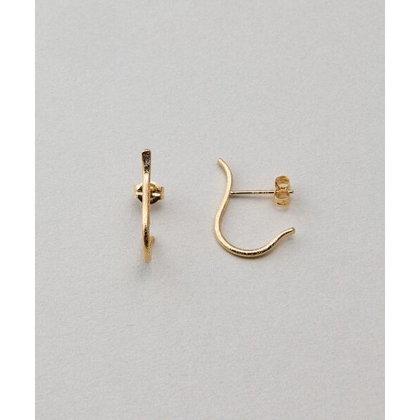 ピアス K18YG ドロー ピアス レディース