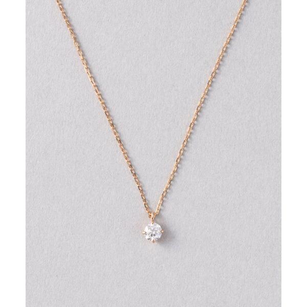 ネックレス K18 ダイヤモンド 0.25ct ネックレス「ブライト」 レディース