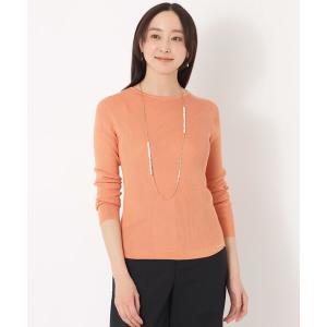 ニット セーター 「洗えるシルク」ウォッシャブルシルクリブボートネックニット レディース