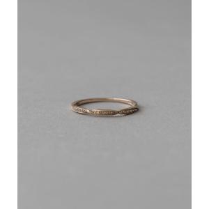 ete bijoux（エテ ビジュー） 指輪 リング 「トーン」 K18RBG ブラウン