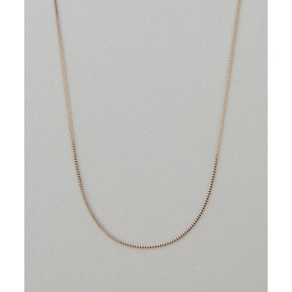 ネックレス K18RBG トーン ベネチアンチェーン ロングネックレス レディース